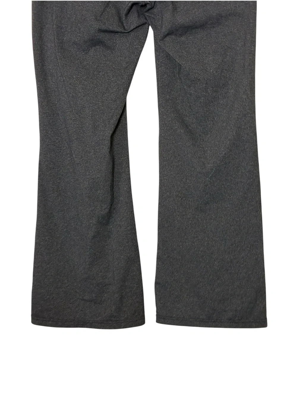 Athleta | Gray 2000’s Mid Rise flare stretch leggings yoga pants size LP